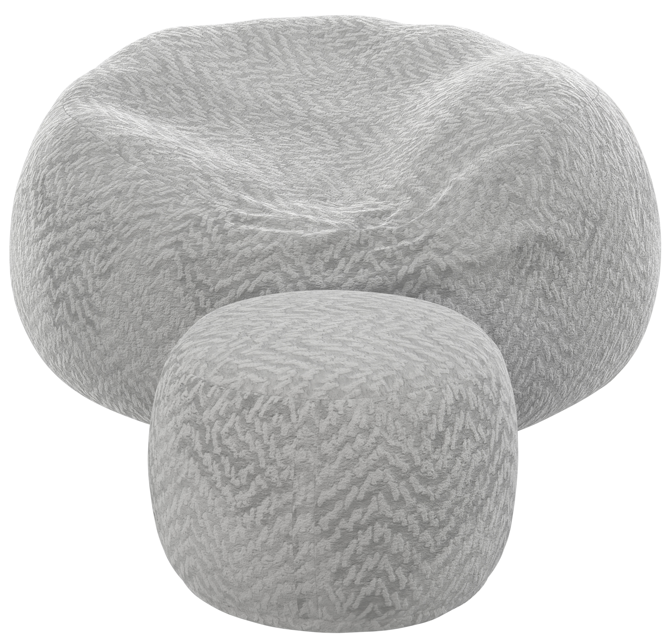 Jackson Furniture Sploosh Bean Bag Chair and Ottoman Set