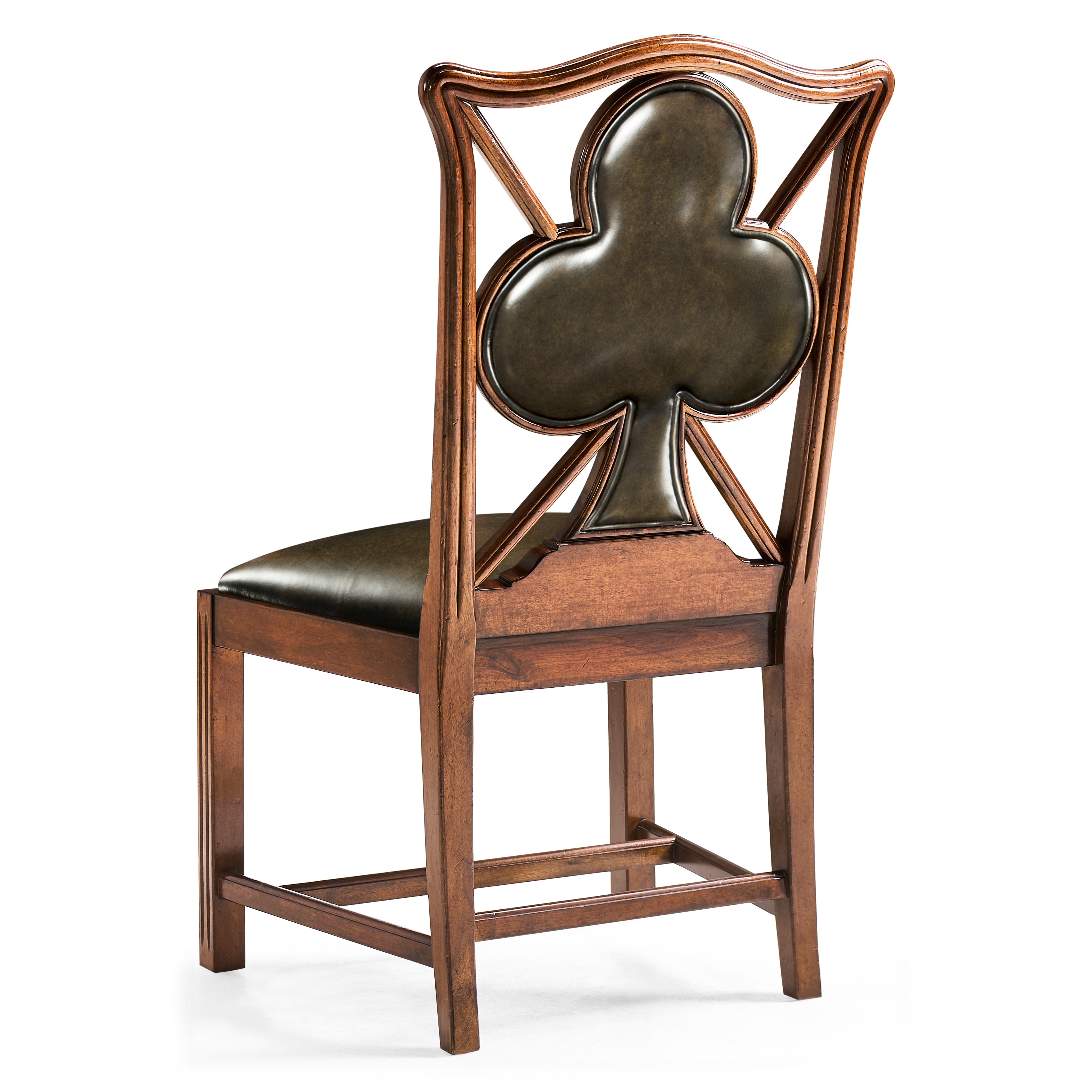 Jonathan Charles JC Traditional Playing Card "Club" Side Chair