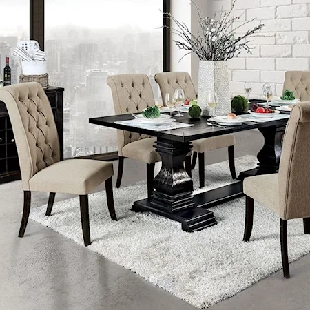 Rustic 7-Piece Dining Group