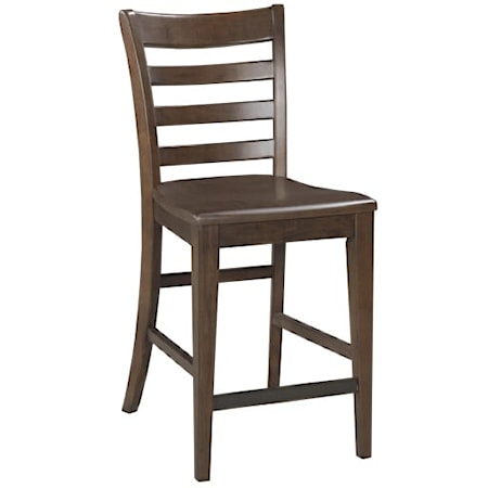 Tall Ladderback Chair, Mocha