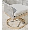 Ashley Furniture Signature Design Seton Creek Outdoor Swivel Dining Chair