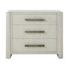 Theodore Alexander Essence Three Drawer Nightstand with Marble Top
