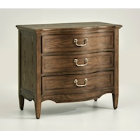 Traditional 3-Drawer Bedroom Chest