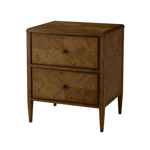 Transitional Drawer Nightstand