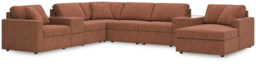 8-Piece Sectional With Chaise