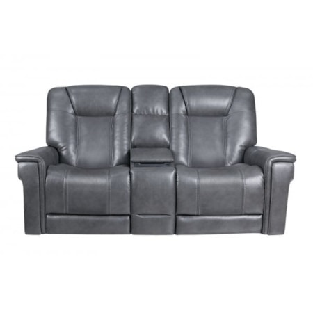 Power Reclining Console Loveseat