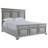 Elements International Calloway King Headboard and Footboard Bed