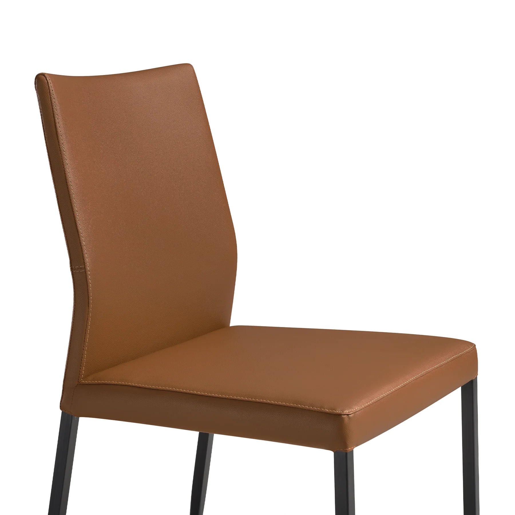 Armen Living Kash Faux-Leather Dining Chair