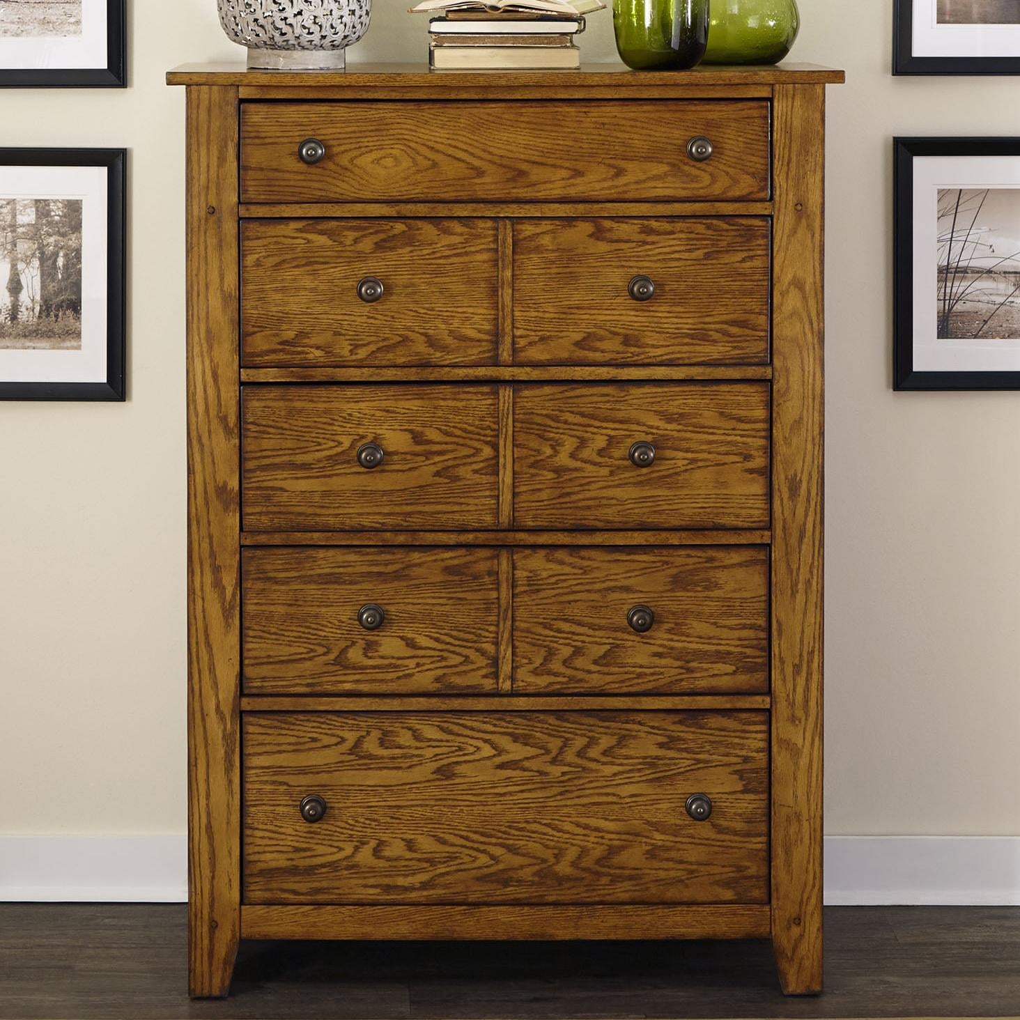 Liberty Furniture Grandpa's Cabin 5-Drawer Bedroom Chest