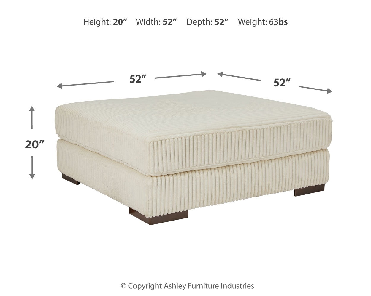 Signature Design by Ashley Lindyn Oversized Accent Ottoman
