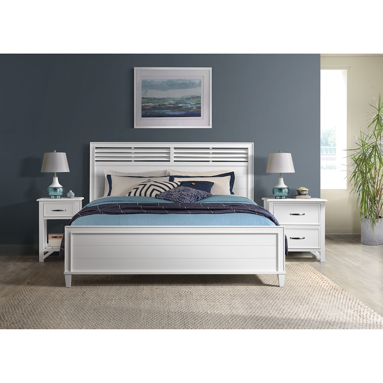Riverside Furniture Talford Cotton Queen Bed