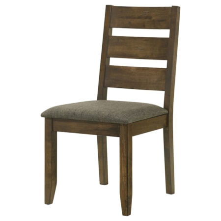 Wood Dining Side Chair Knotty