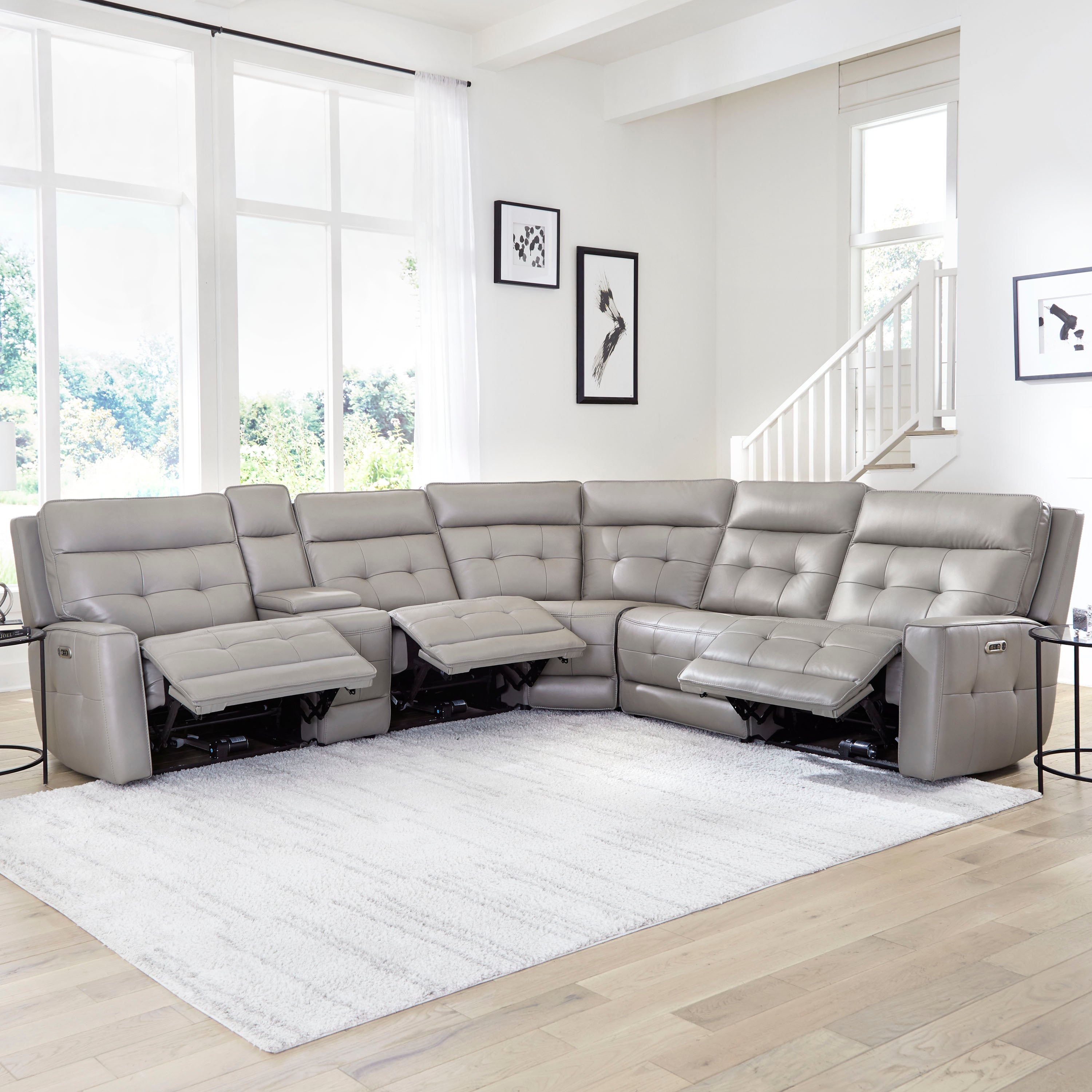 Parker Living Canterbury 6-Piece Power Reclining Sectional Sofa