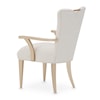 Michael Amini La Rachelle Upholstered Dining Arm Chair