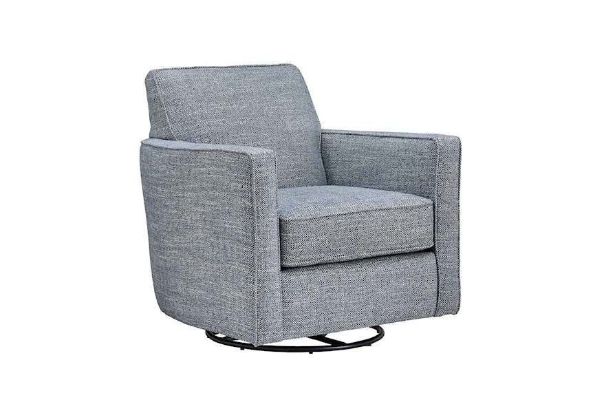49 JONAH FOAM Swivel Glider Chair by Fusion Furniture at Z & R Furniture
