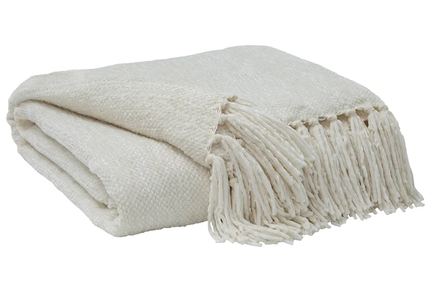 Throws Tamish Cream Throw by Signature Design by Ashley at Esprit Decor Home Furnishings