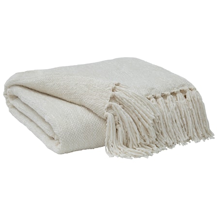 Tamish Cream Throw