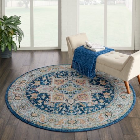 4&apos; x Round  Rug