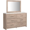 Ashley Signature Design Senniberg Dresser & Bedroom Mirror