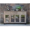 International Furniture Direct Arizona Console 4-Door Console Table with Shelving