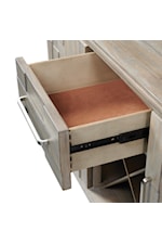 Riverside Furniture Intrigue Contemporary Rustic Server with Wine Bottle Storage