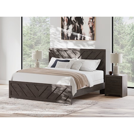 King Panel Bed