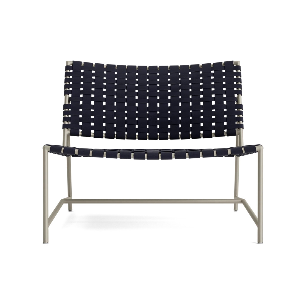 Modern Armless Strap Lounge Chair