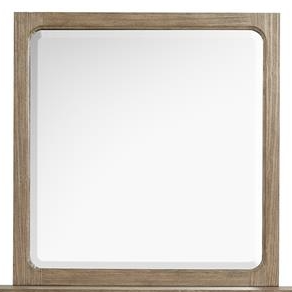 Transitional Beveled Portrait Mirror