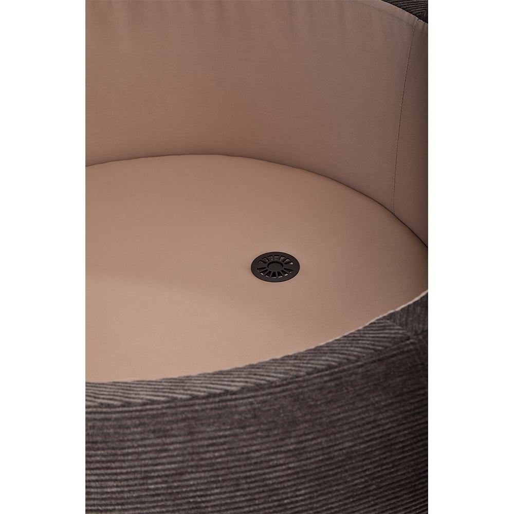 Upholstered Round Ottoman