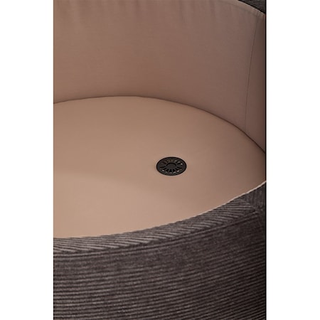 Upholstered Round Ottoman