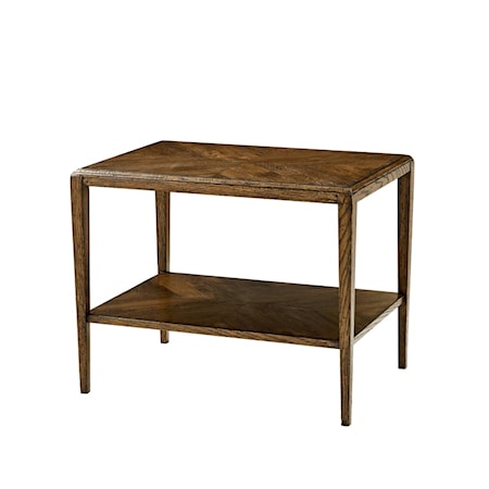 Side Table with Shelf