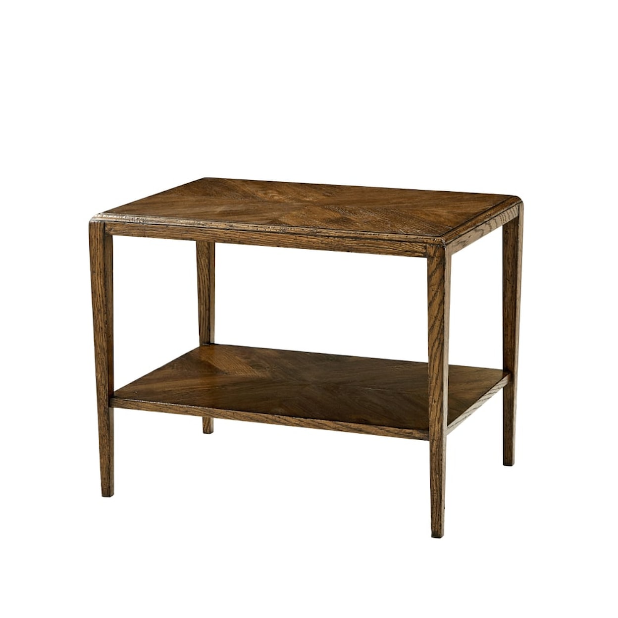 Theodore Alexander Nova Side Table with Shelf