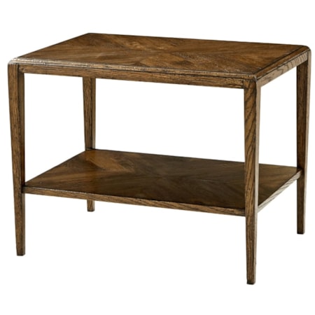 Side Table with Shelf