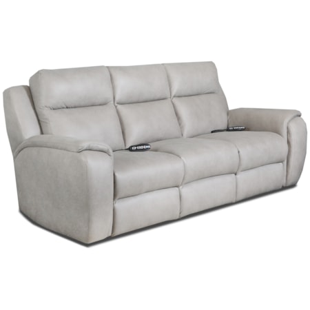 Power Headrest Double Reclining Sofa