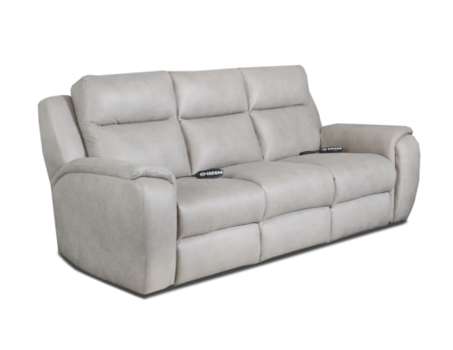Power Headrest Double Reclining Sofa W/Socozi & Zero Gravity Xtra