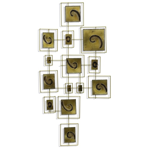 Squares Within Squares Iron Wall Art
