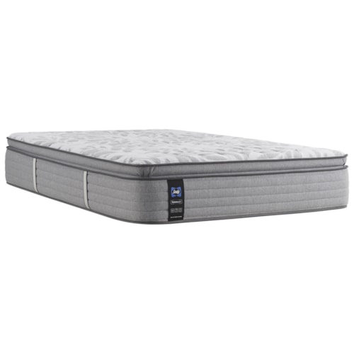 King Dantley Medium Firm Euro Pillow Top Encased Coil Mattress