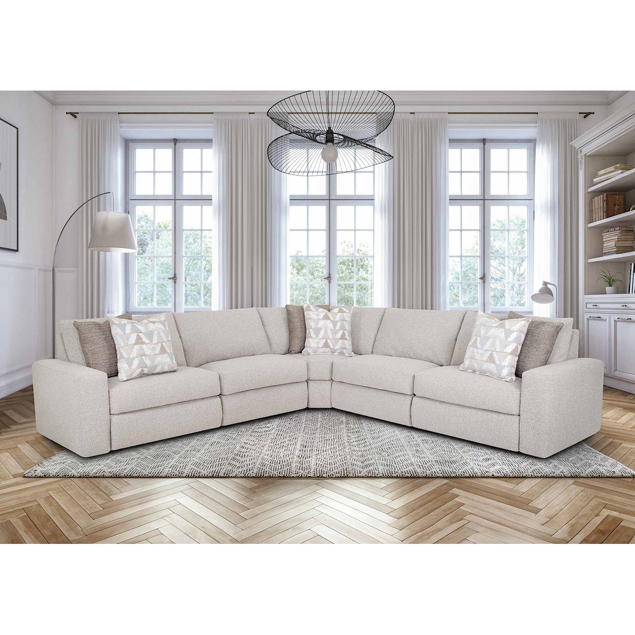 Franklin 400 Toronto Power Reclining Sectional Sofa