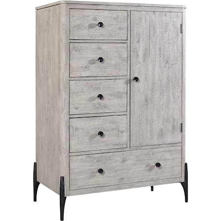 Contemporary Dresser with Cedar-Lined Bottom Drawer