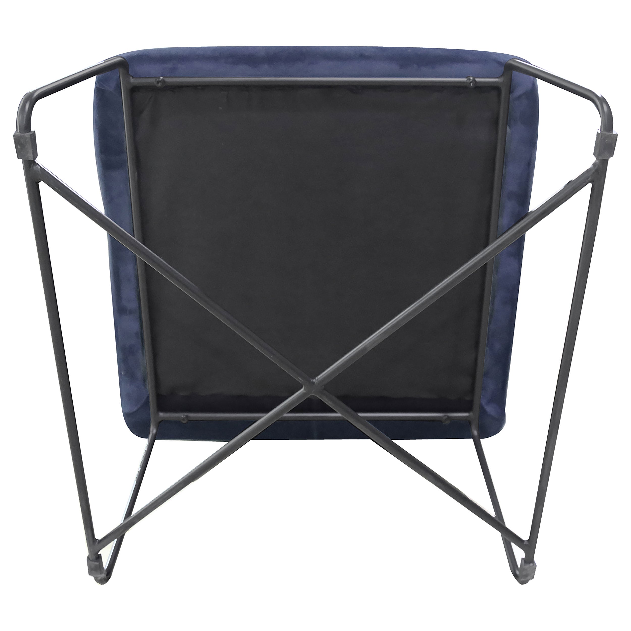 Coaster Lux Lux Armless Accent Chair Midnight