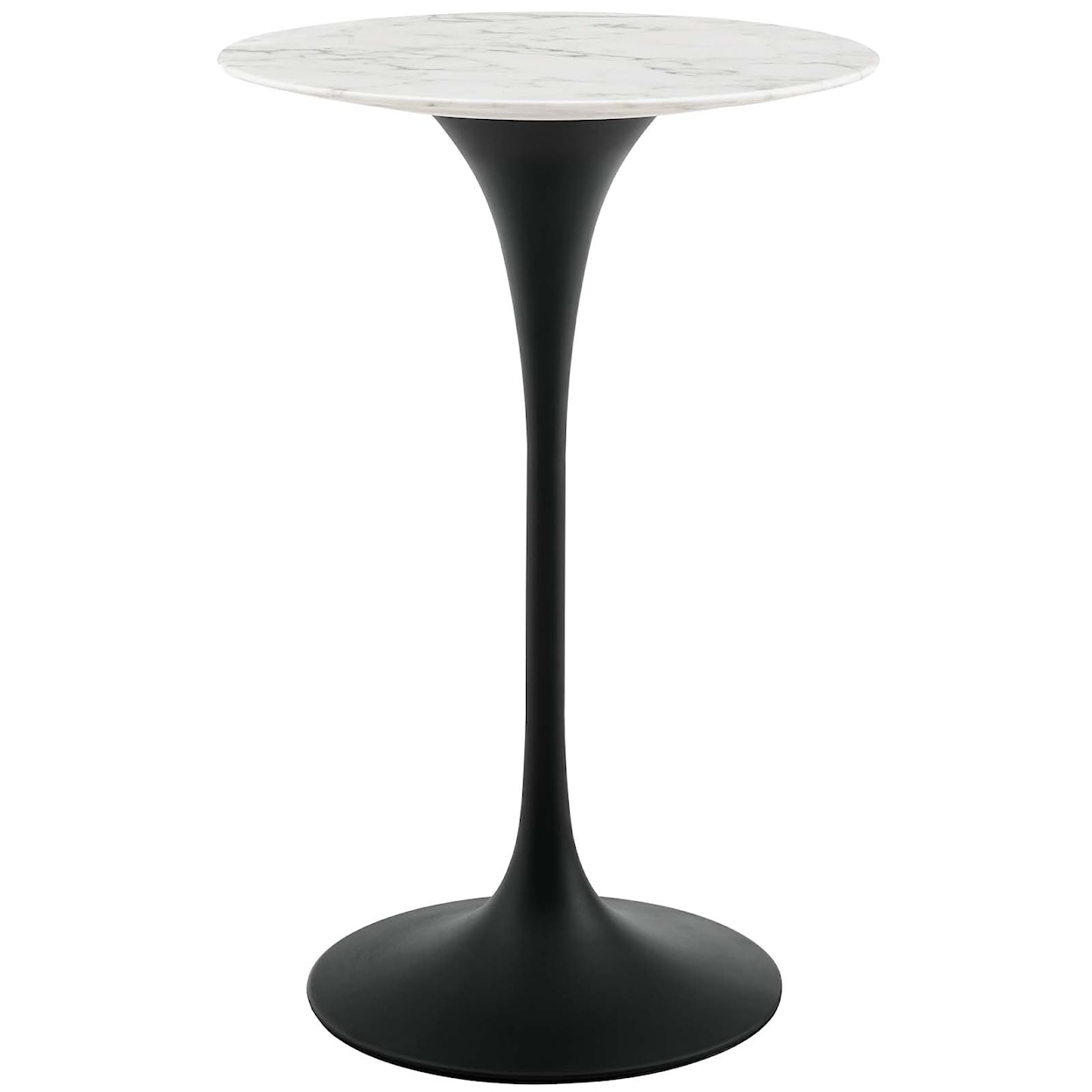 Modway Lippa 28" Round Bar Table