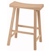 John Thomas SELECT Dining Room 24" Saddle Seat Stool