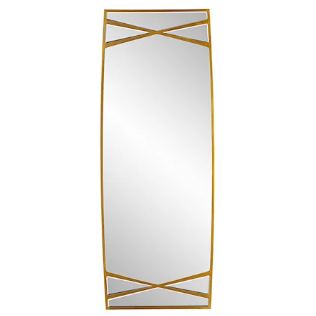 Gentry Oversized Gold Mirror