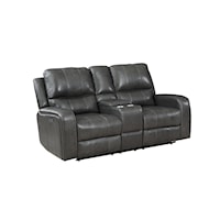 Casual Power Loveseat with Powered Headrest