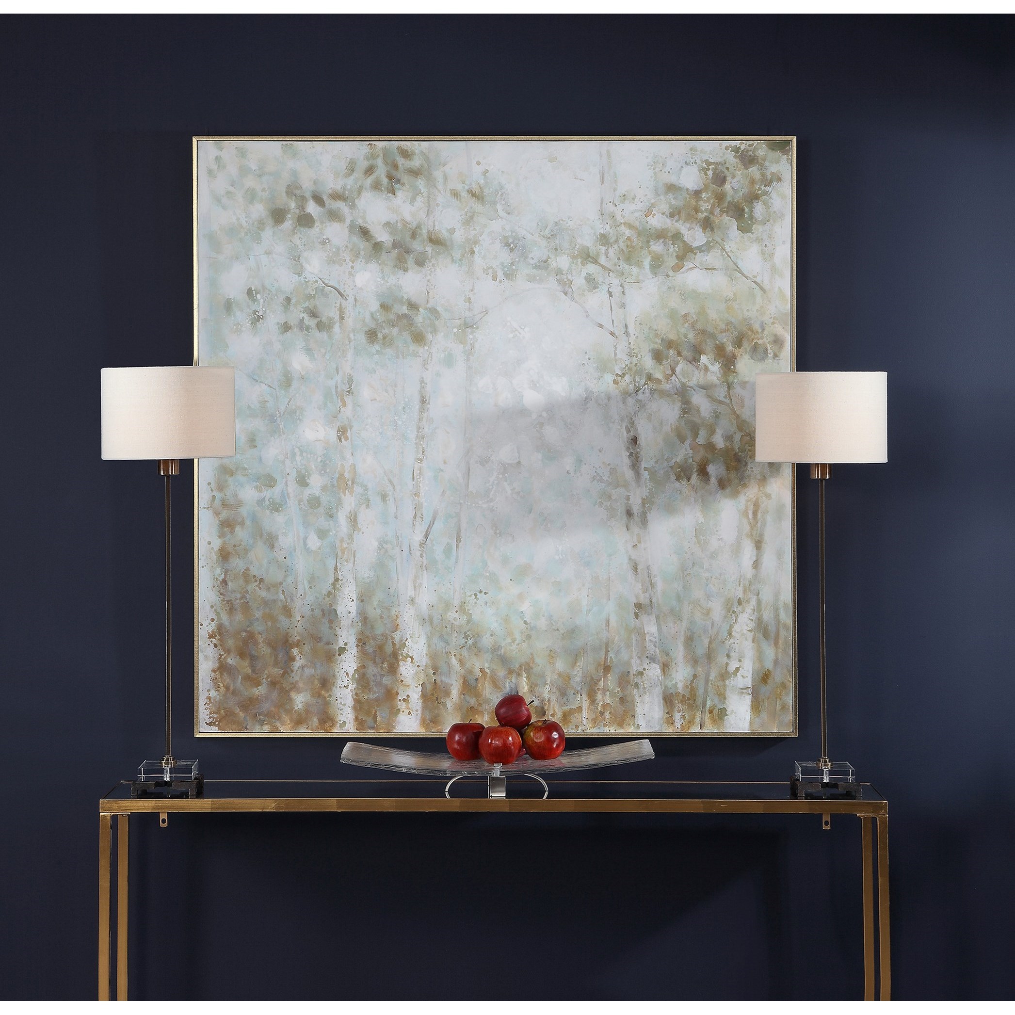 Uttermost Art Cotton Woods Hand Painted Canvas