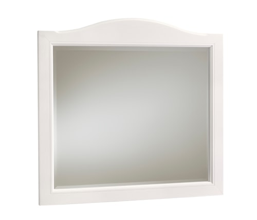 Farmhouse Landscape Mirror with Slight Arched Top