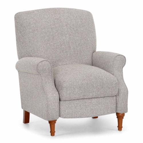 Transitional Hi-Leg Pushback Recliner