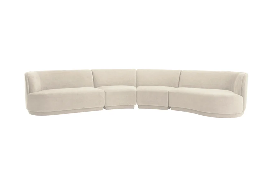 Yoon Yoon Eclipse Modular Sectional Chaise Right by Moe's Home Collection at Fashion Furniture
