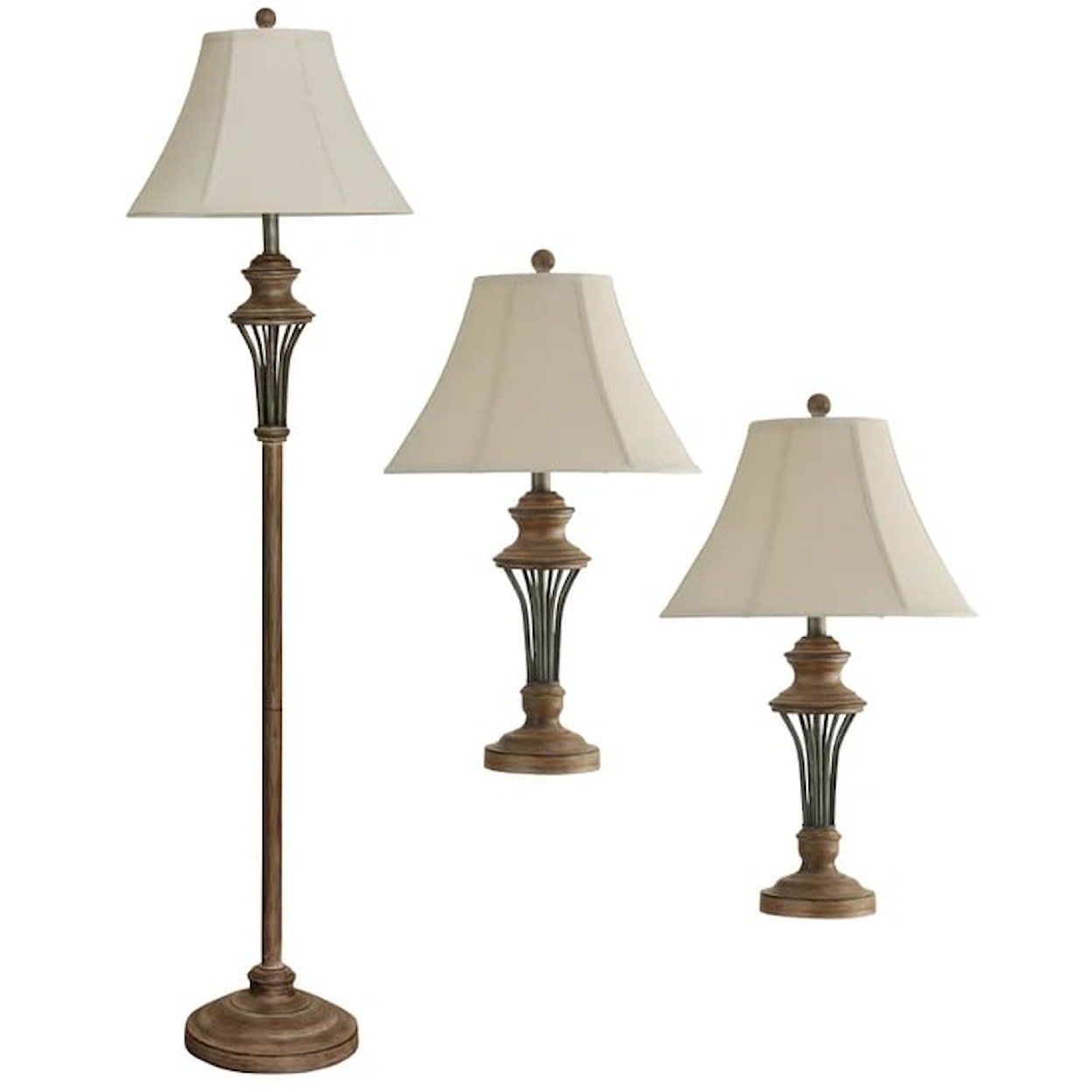 StyleCraft StyleCraft Set of 3 Lamps