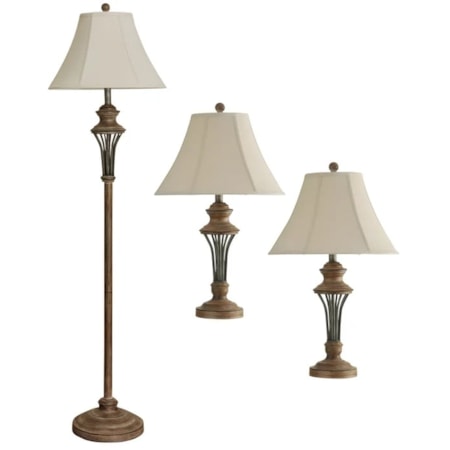 Set of 3 Lamps